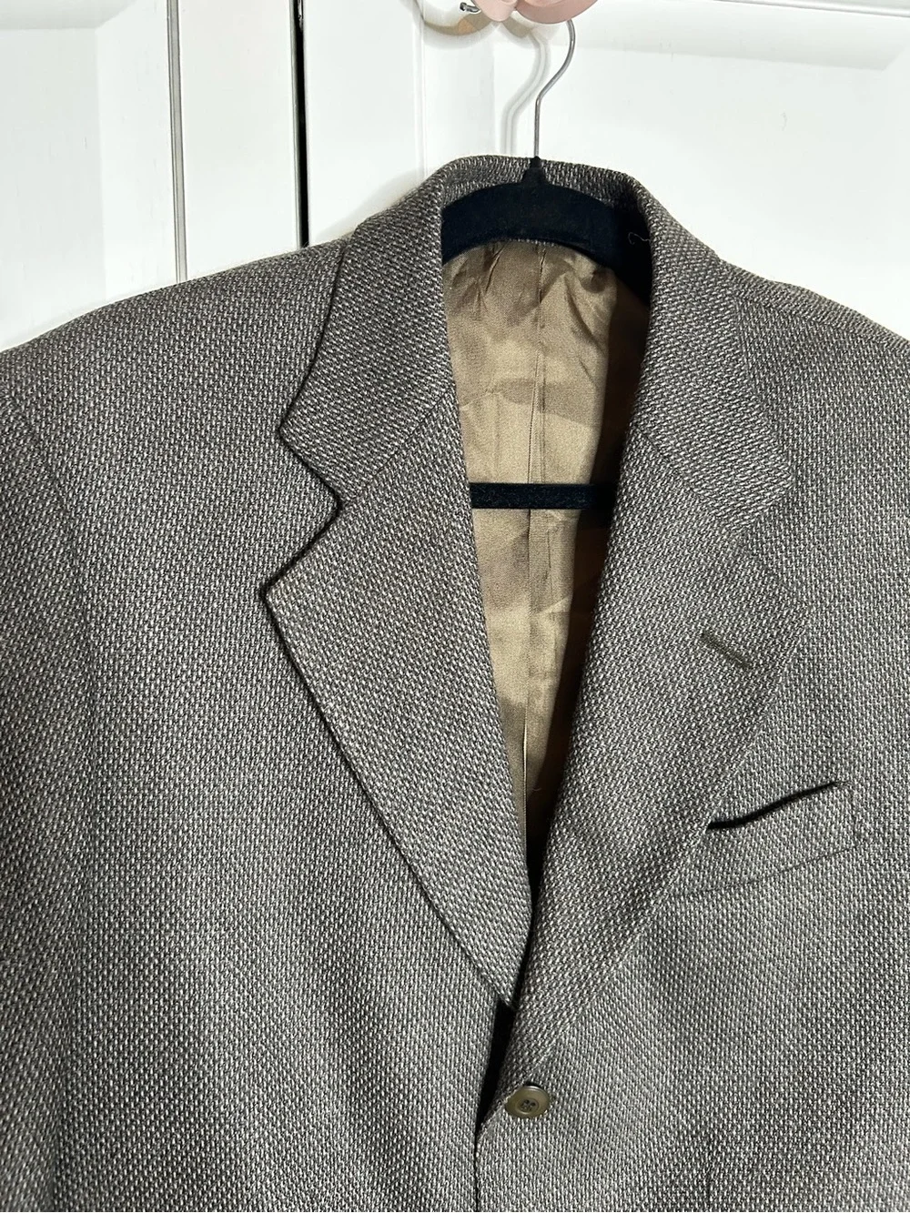 Bachrach Men's Gray Textured Sport Coat